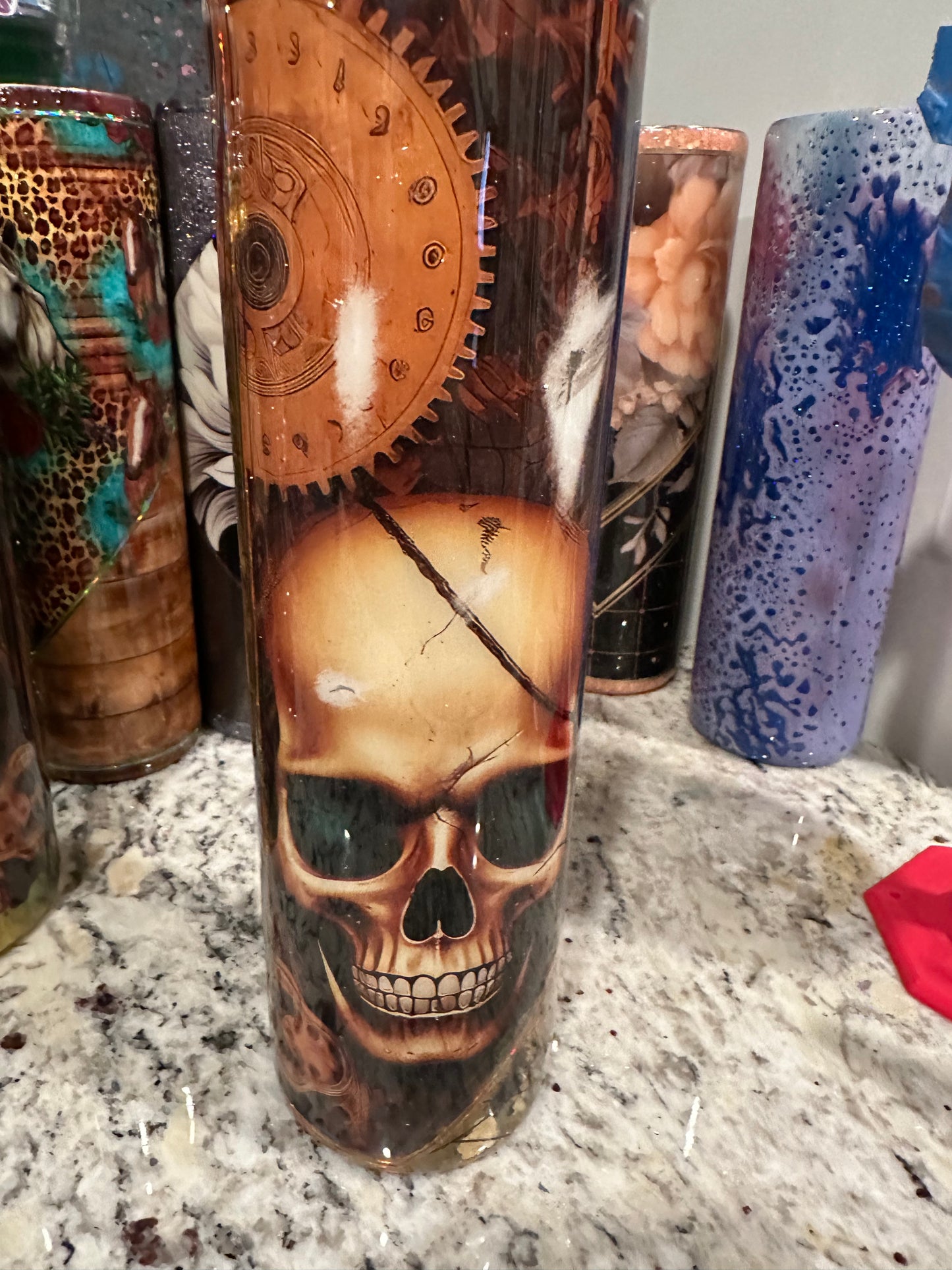 35 oz steampunk tumbler