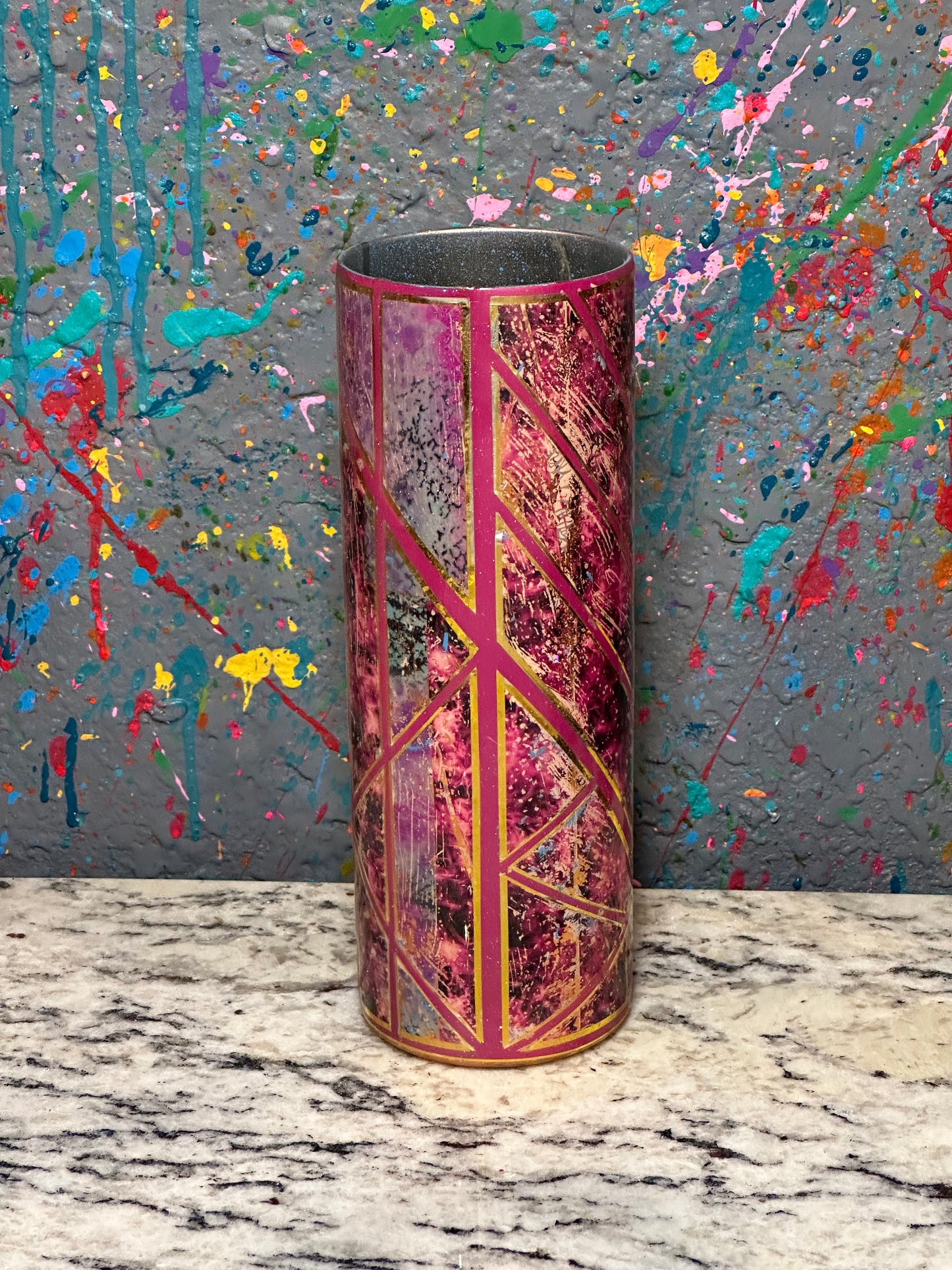 20oz shattered glass tumbler