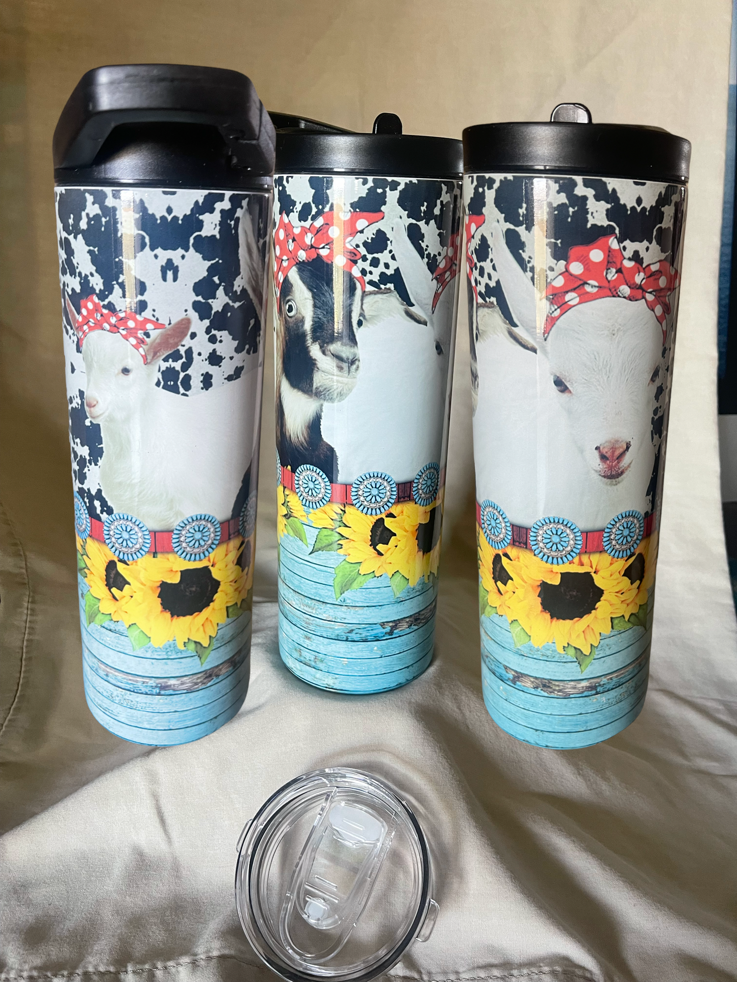 country goats 20 oz duo skinny tumbler sublimation